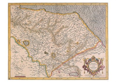 Marchia Anconitana with Duchy of Spoleto by Gerard Kremer